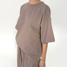 Jayden Tee in Mushroom by Le Bon Shoppe