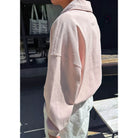 Polo Sweatshirt in Baby Pink by Le Bon Shoppe