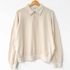 Polo Sweatshirt in Naturel by Le Bon Shoppe