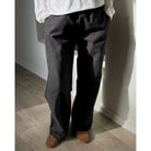 Work Pants in Black by Le Bon Shoppe
