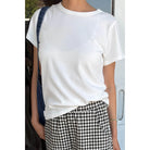 The Go To Tee in Vintage White by Le Bon Shoppe
