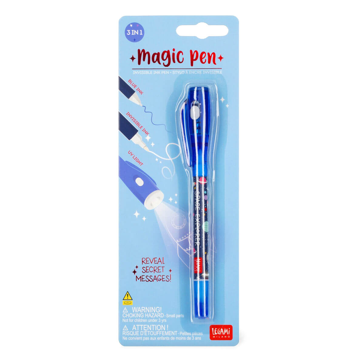 Space Invisible Ink Magic Pen by Legami – Junior Edition