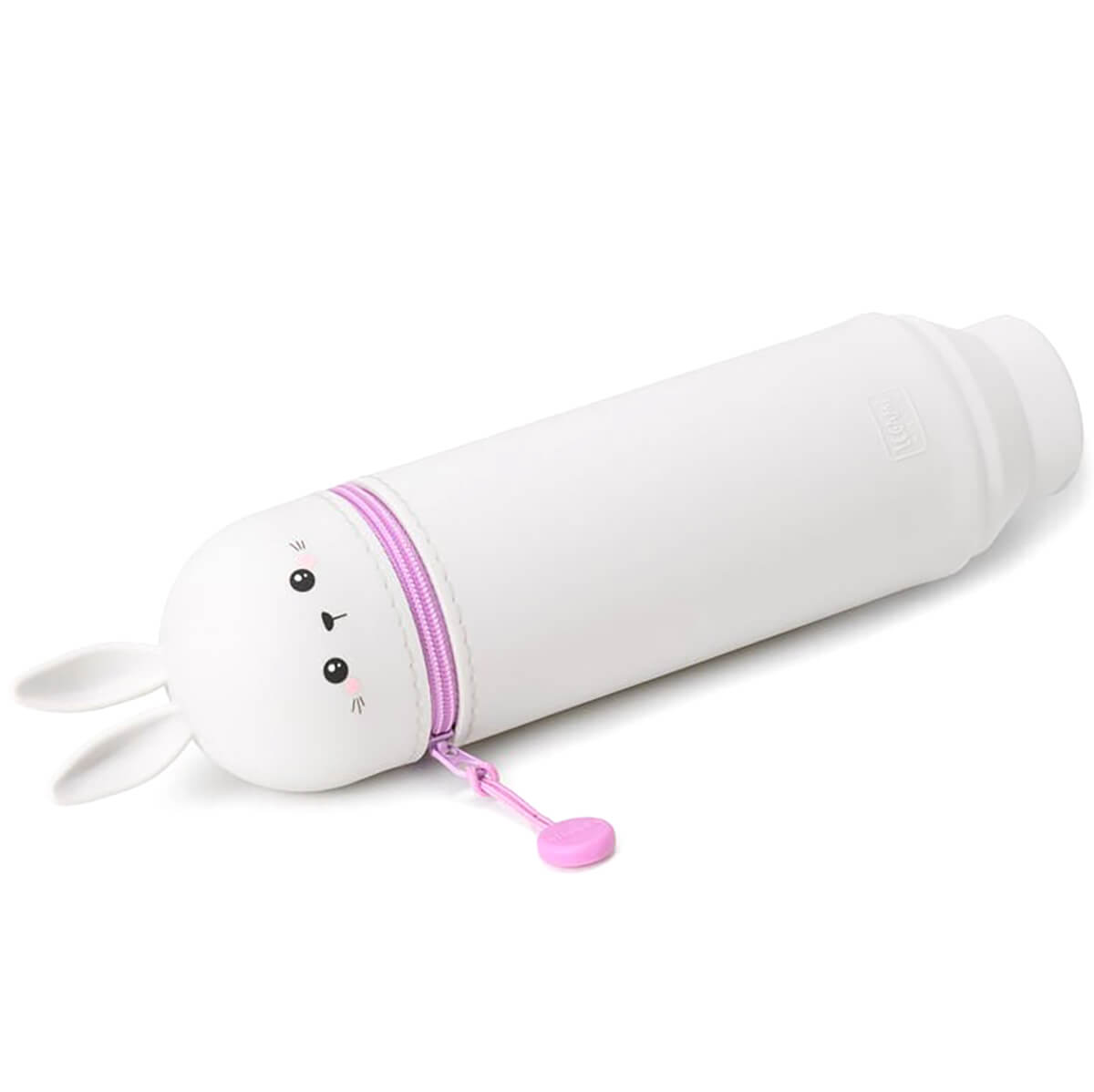 Bunny Kawaii Two In One Silicone Pencil Case by Legami – Junior Edition