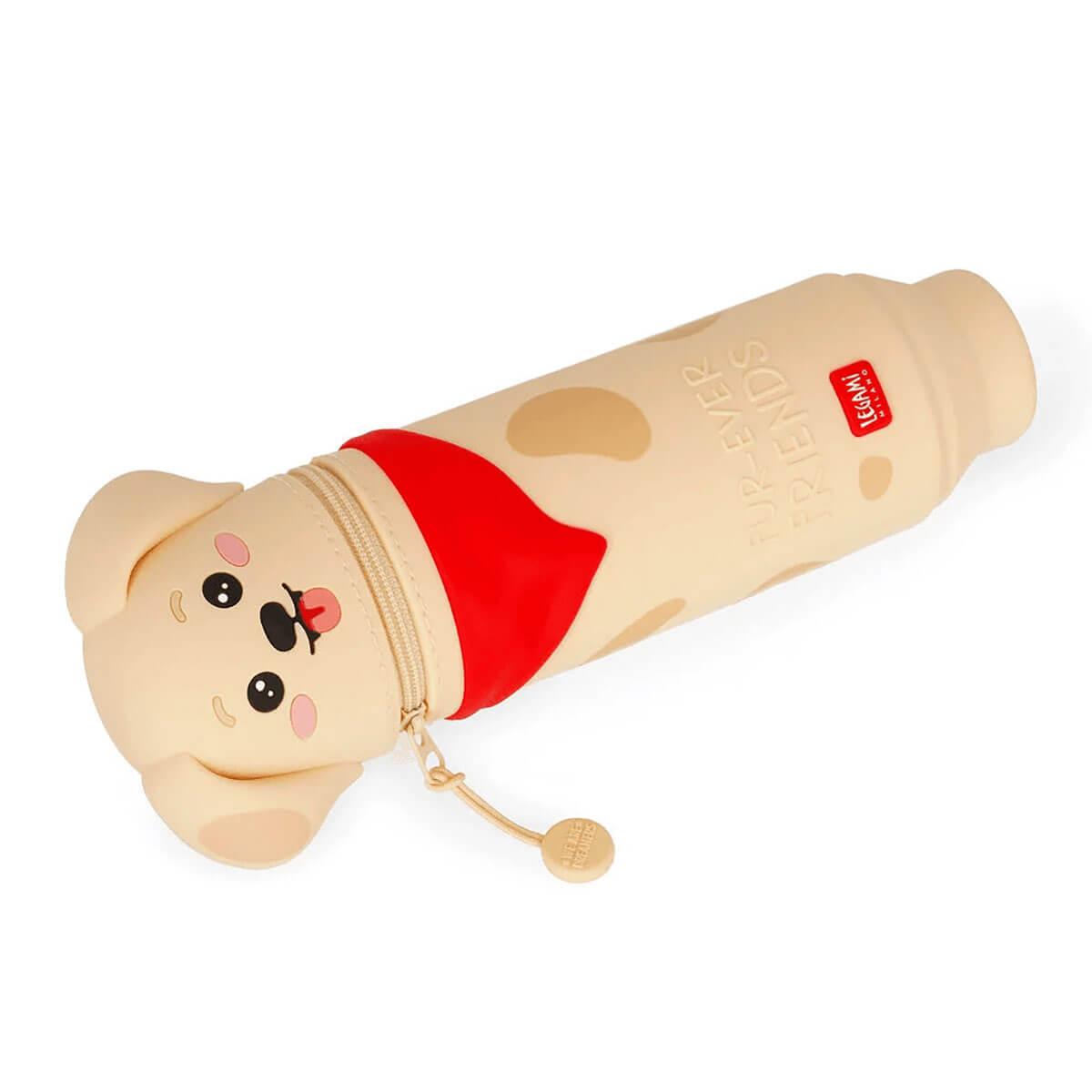 Golden Retriever Kawaii Two In One Silicone Pencil Case by Legami