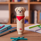 Golden Retriever Kawaii Two In One Silicone Pencil Case by Legami