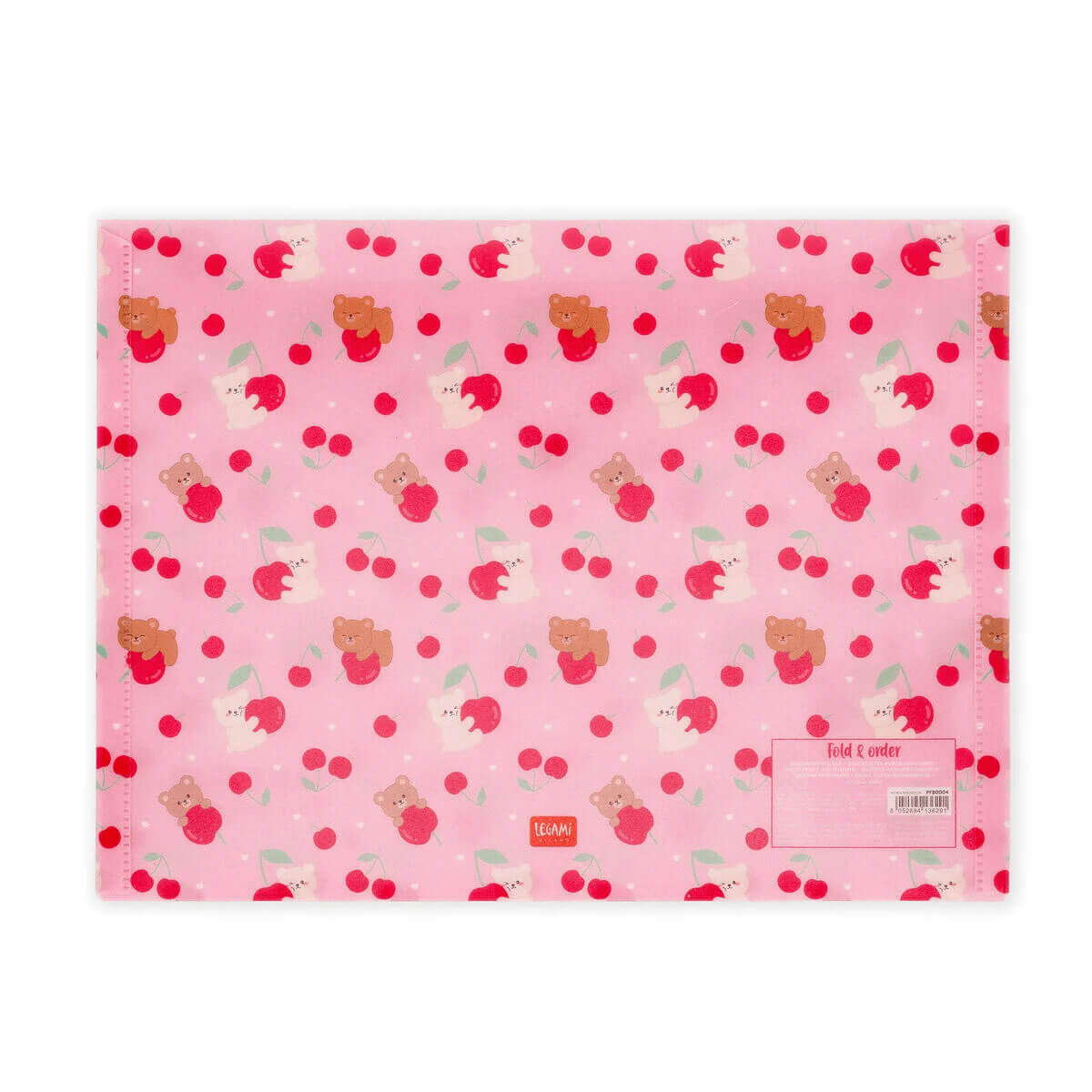Teddy Cherry Fold & Order Document Folder by Legami