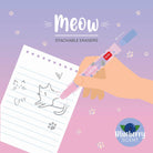 Meow Stackable Erasers by Legami