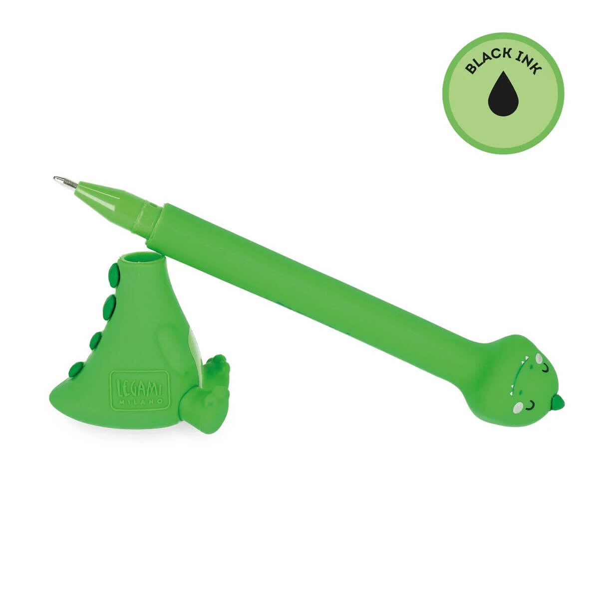 Dino Stand-Ink Ovation Ballpoint Pen With Base by Legami