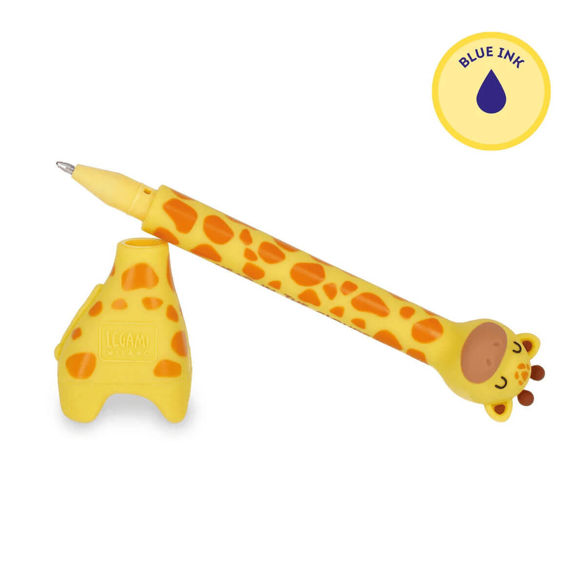 Giraffe Stand-Ink Ovation Ballpoint Pen With Base by Legami