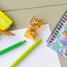 Teddy Bear Pencil Sharpener With Container by Legami