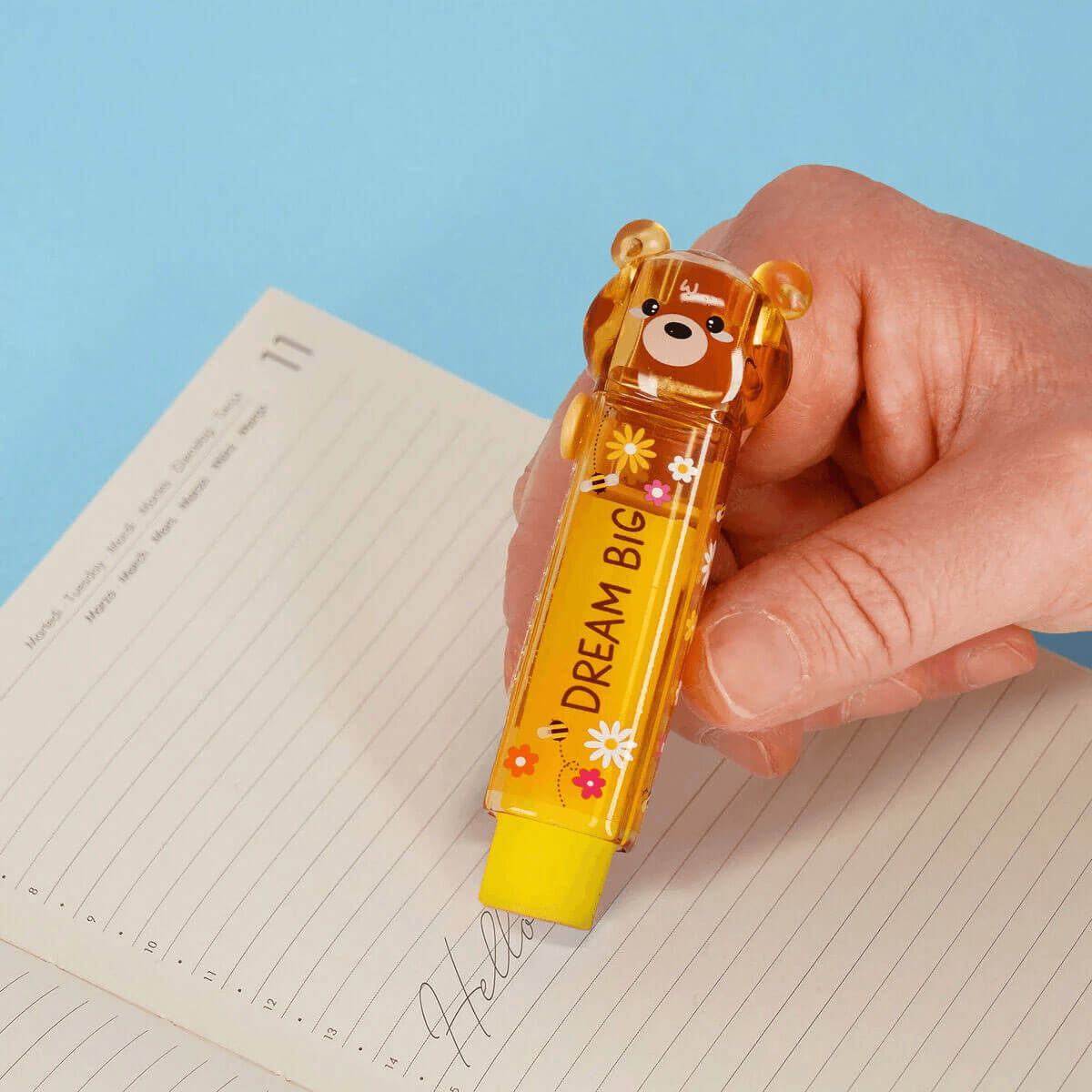 Teddy Bear Retractable Eraser by Legami
