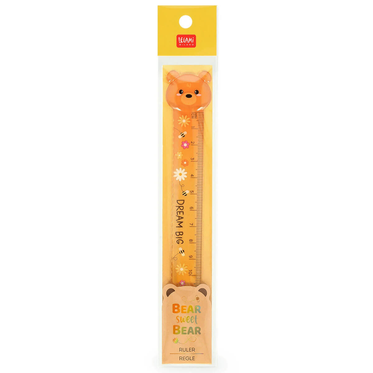 Teddy Bear Ruler (15cm) by Legami