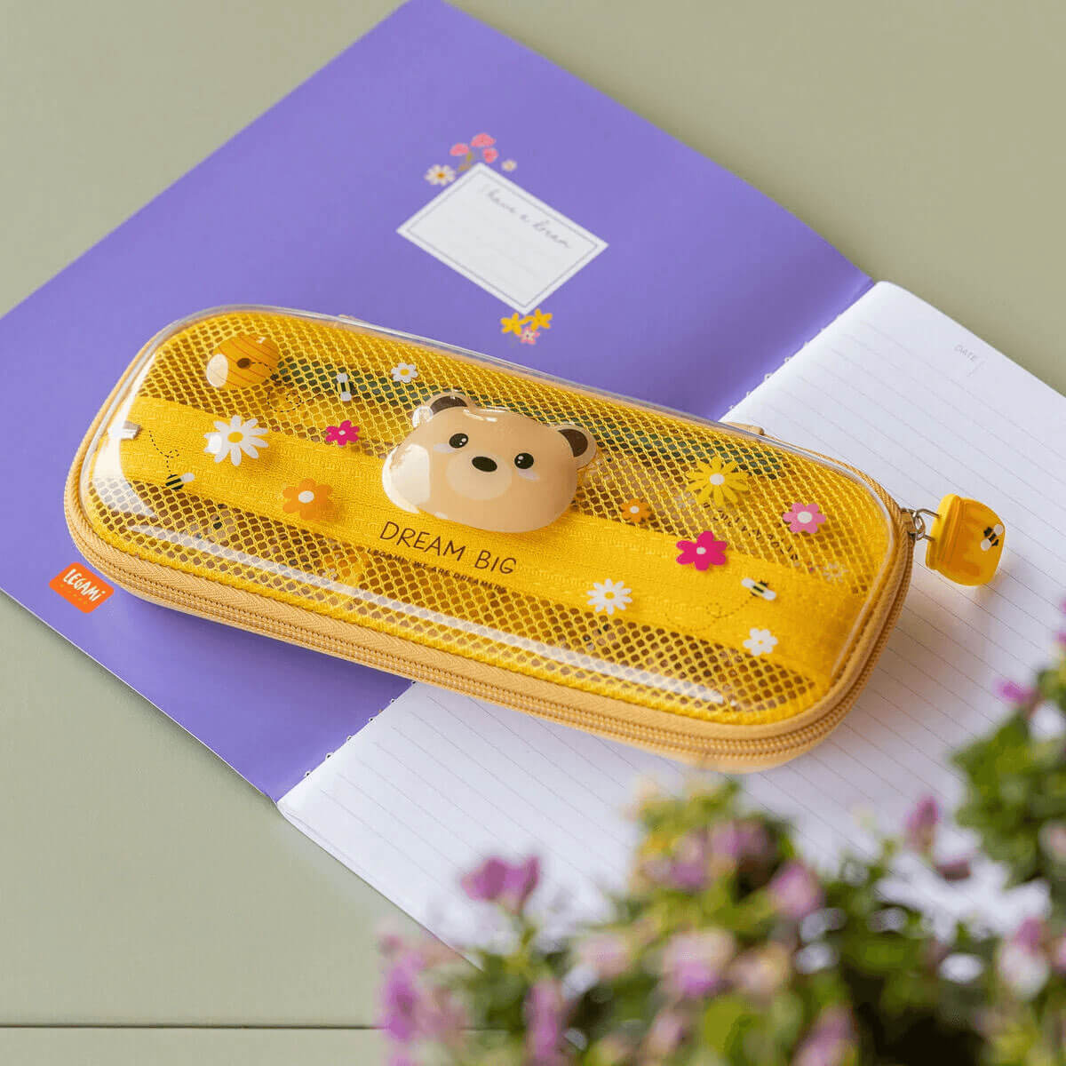 Teddy Bear Wonderwow Pencil Case by Legami