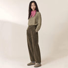 Prom Trousers in Bronze by Leon & Harper