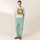 Armina Stripe Pants in Green by Leon & Harper