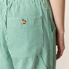 Armina Stripe Pants in Green by Leon & Harper