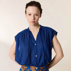 Coti Blouse in Blue by Leon & Harper