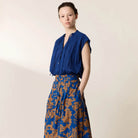 Coti Blouse in Blue by Leon & Harper