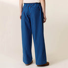 Partos Trousers in Blue Stripe by Leon & Harper