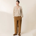 Piala Trousers in Mustard by Leon & Harper