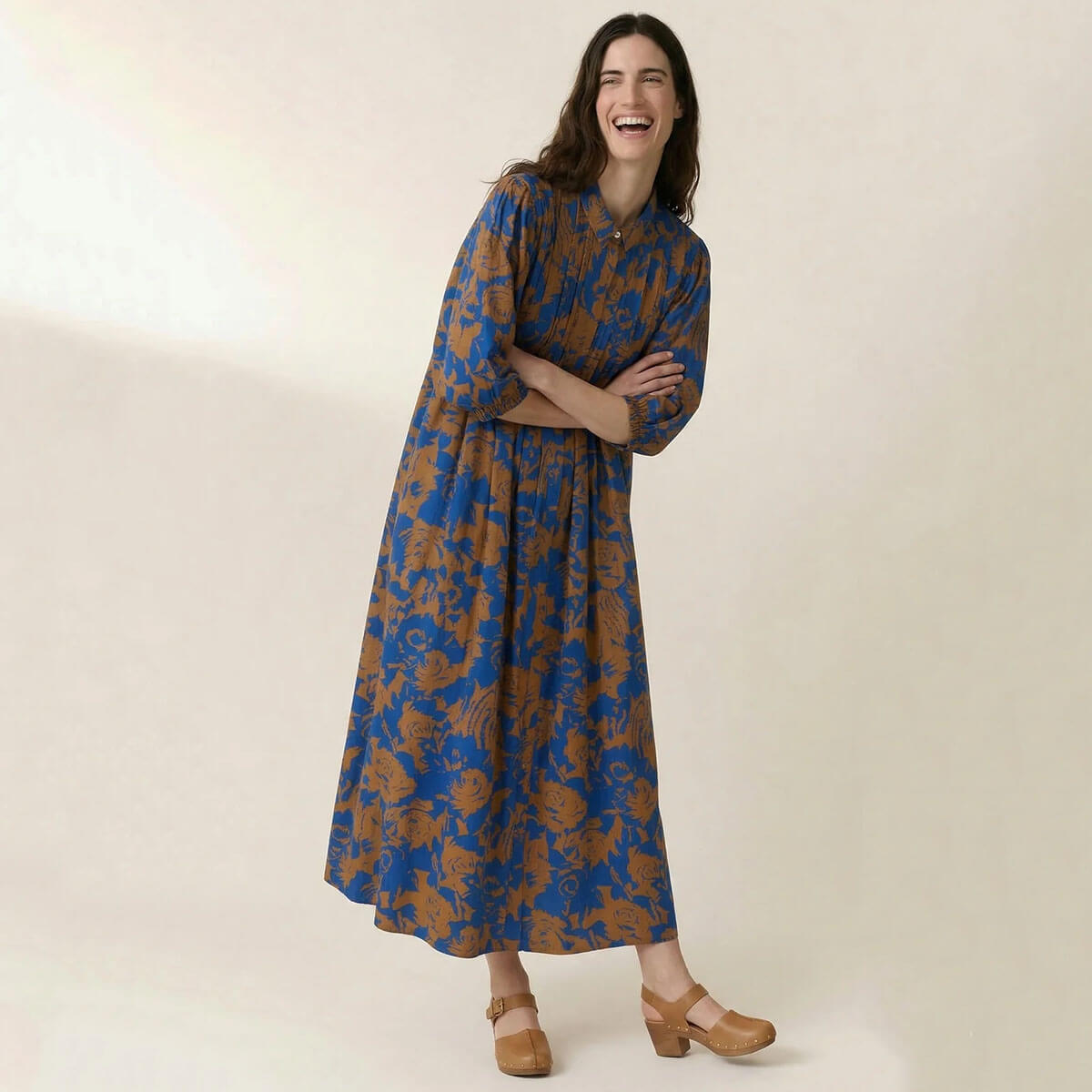 Roca Dress in Rose Blue by Leon & Harper
