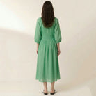 Roudy Dress in Green by Leon & Harper
