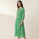 Roudy Dress in Green by Leon & Harper