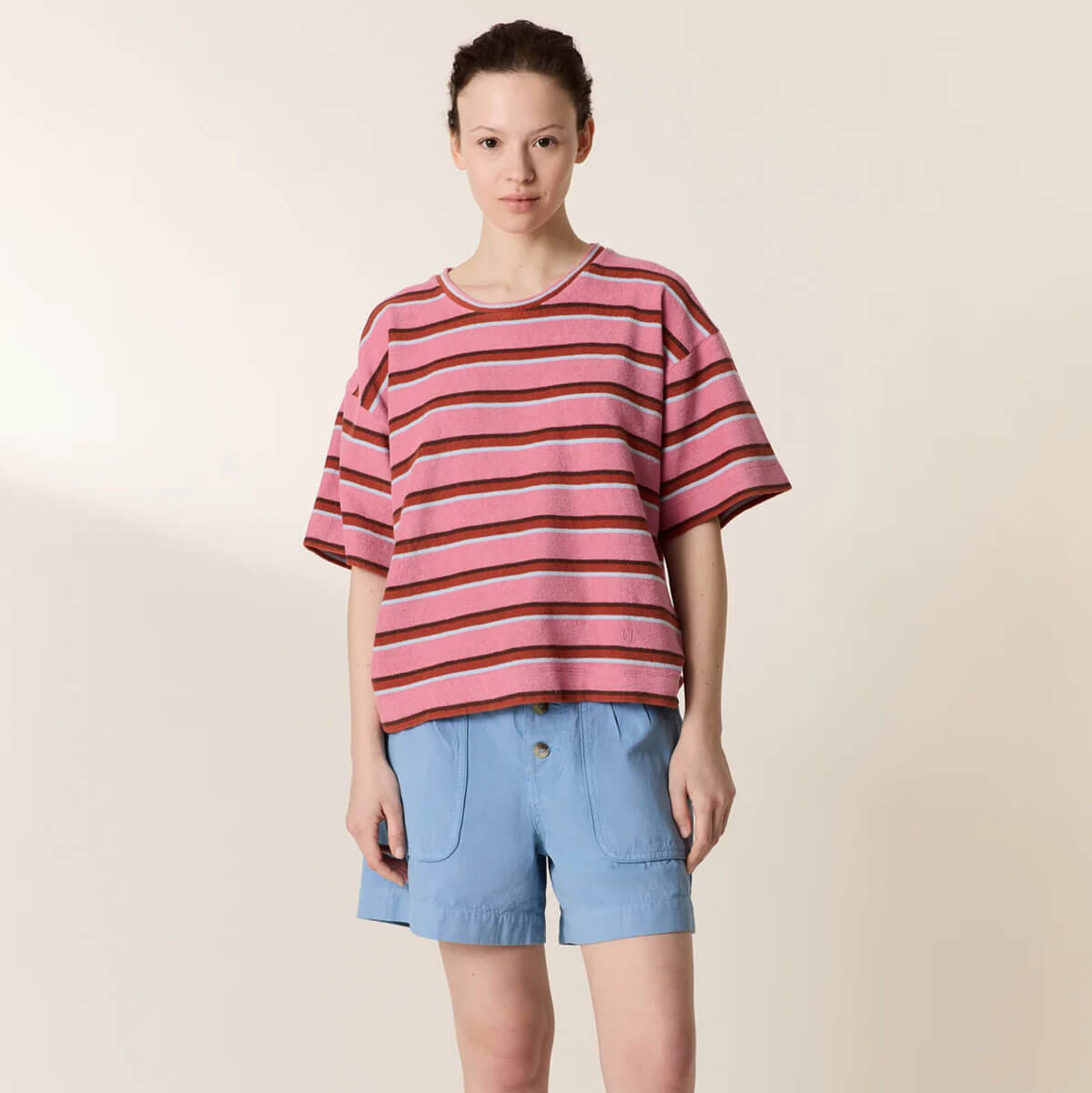 Titan T-Shirt in Pink by Leon & Harper