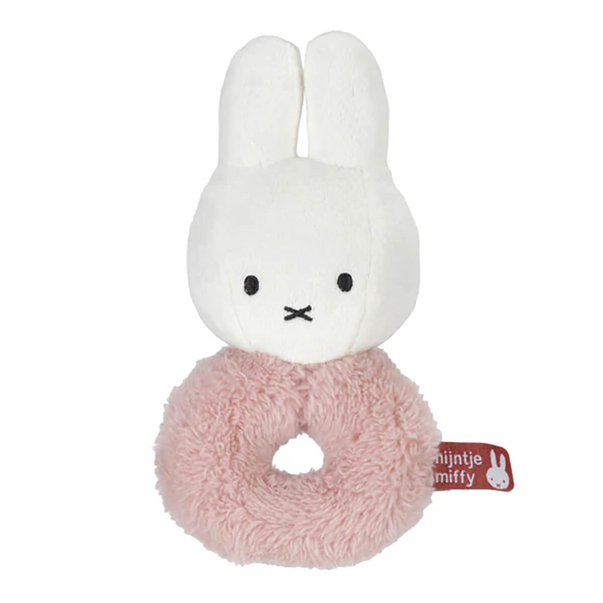 Miffy Fluffy Rattle in Pink by Little Dutch – Junior Edition