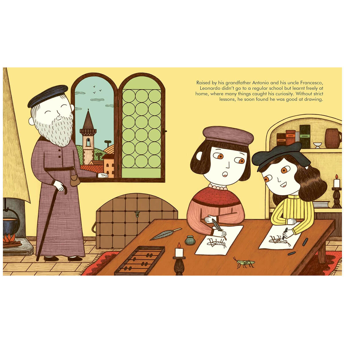 Leonardo Da Vinci (Little People Big Dreams) by Maria Isabel Sanchez Vegara & Ana Albero