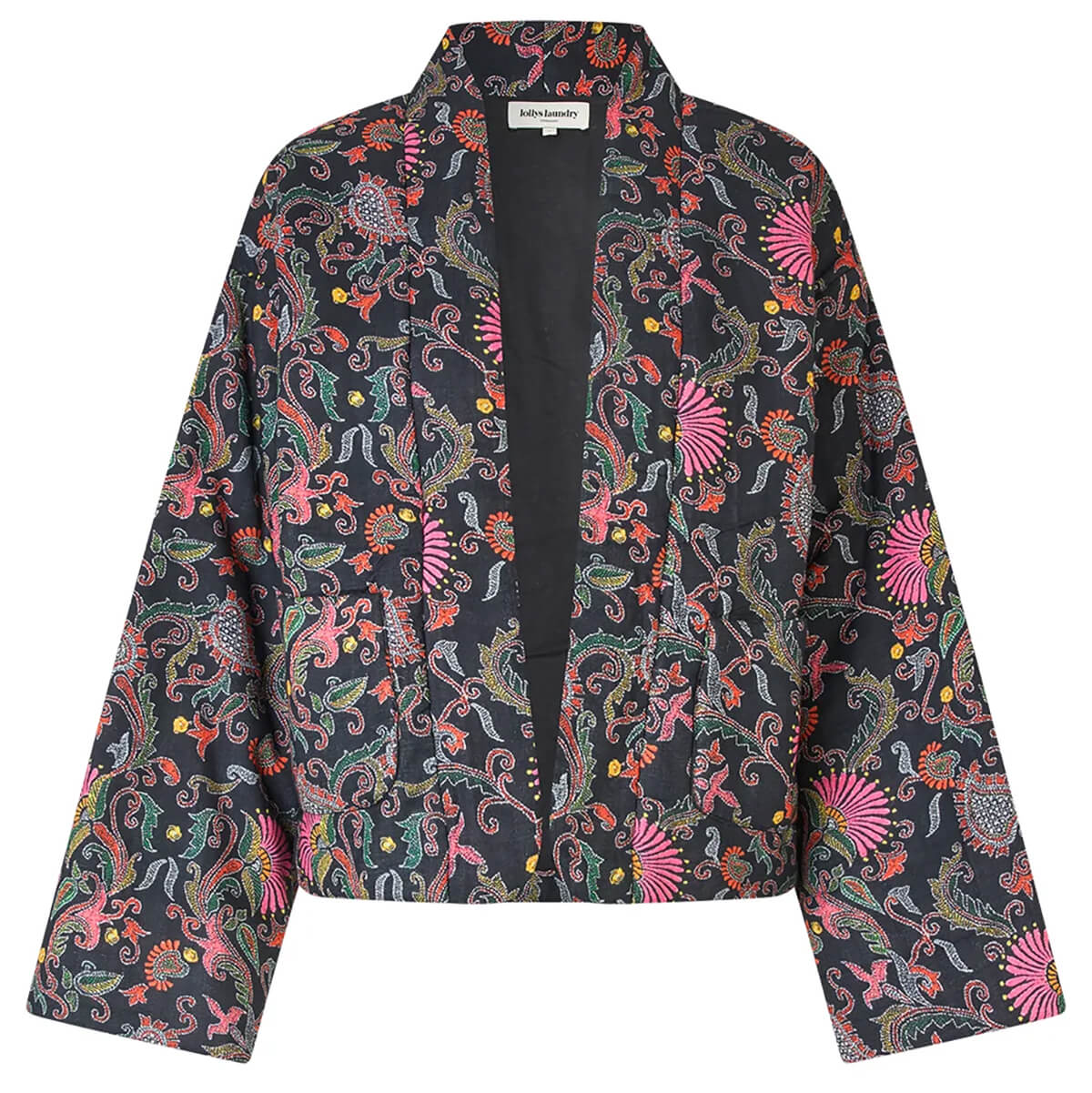 ジャケット・アウター ameri PIXEL FLOWER PRINT SHORT JACKET Barbra Jacket in Flower Print by Lollys Laundry - Last One In