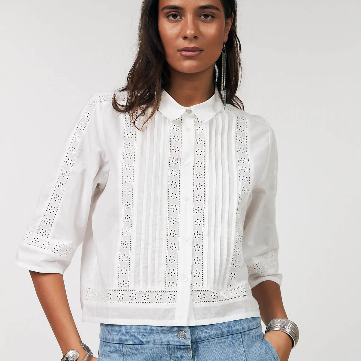 Amora Shirt in Creme by Lollys Laundry