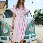 Bey Midi Dress in Lilac by Lollys Laundry