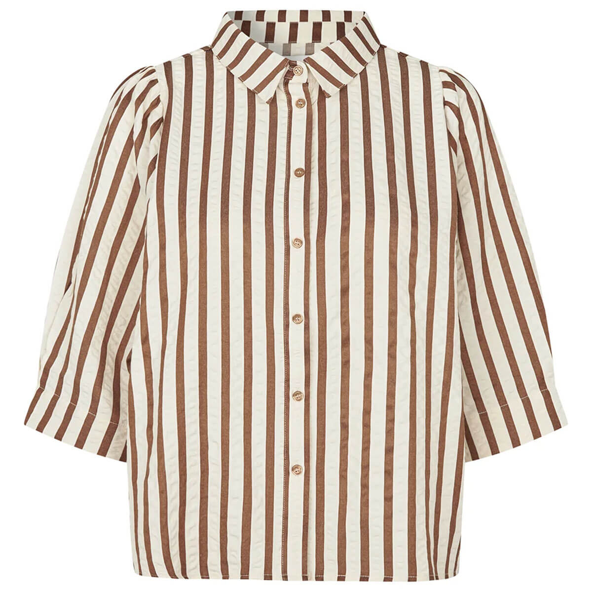 Bono Shirt in Dark Mokka by Lollys Laundry