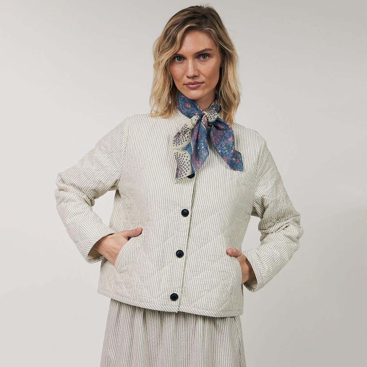 Emilia Jacket in Stripe | Lollys Laundry SS26 | Junior Edition