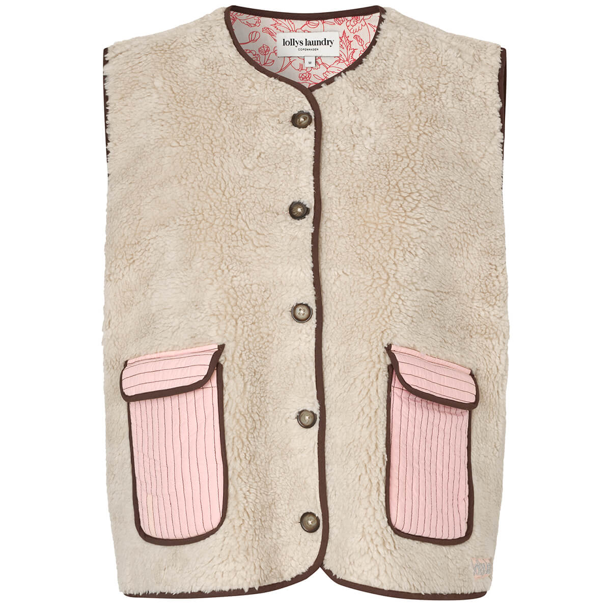 Jace Love Vest in Beige | Lollys Laundry SS26 | Junior Edition