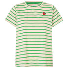 Roma Stripe T Shirt in Green by Lollys Laundry