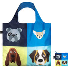 Stephen Cheetham Dogs Recycled Shopping Bag by Loqi