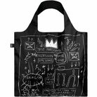 Jean-Michel Basquiat Crown Recycled Shopping Bag by Loqi