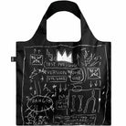 Jean-Michel Basquiat Crown Recycled Shopping Bag by Loqi