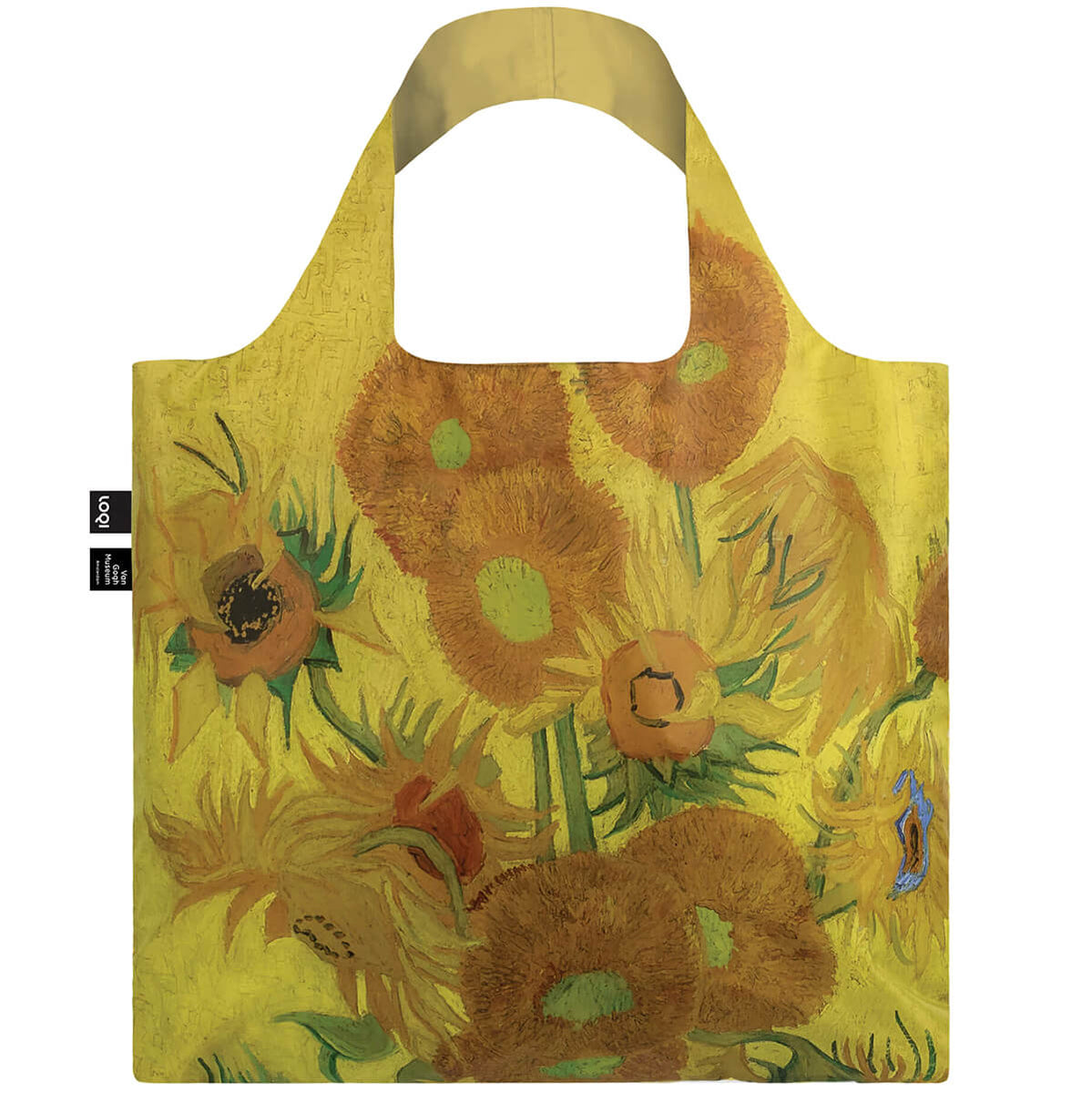 Sac De Course LOQI - Collection Musée Van Gogh 'Bouquet' - 50x42 Cm - Taffetas Recyclé