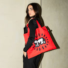 Keith Haring Radiant Baby Recycled Shopping Bag by Loqi