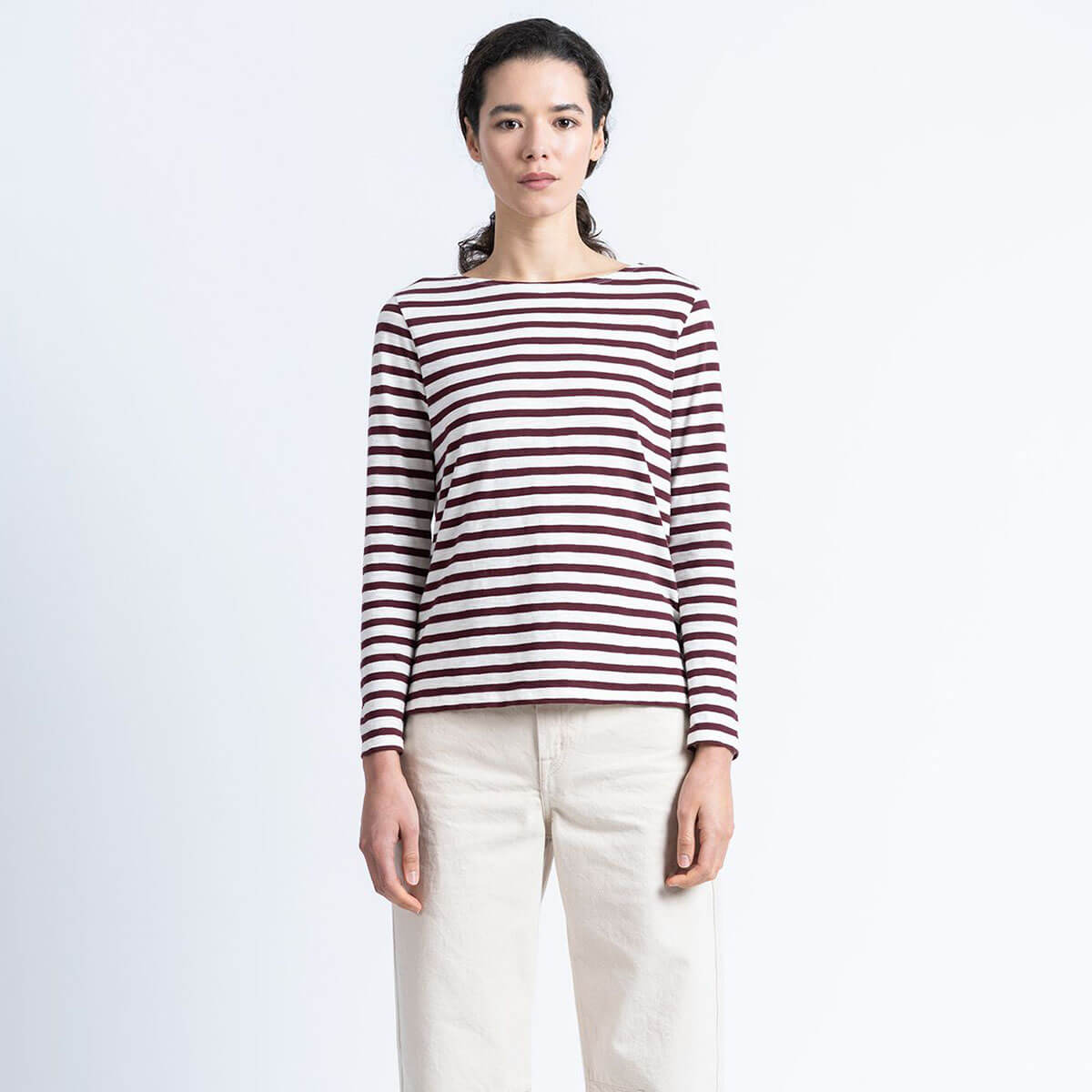 Agiti T-Shirt in Ecru by Loreak Mendian