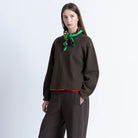 Celine Sweatshirt in Forest by Loreak Mendian