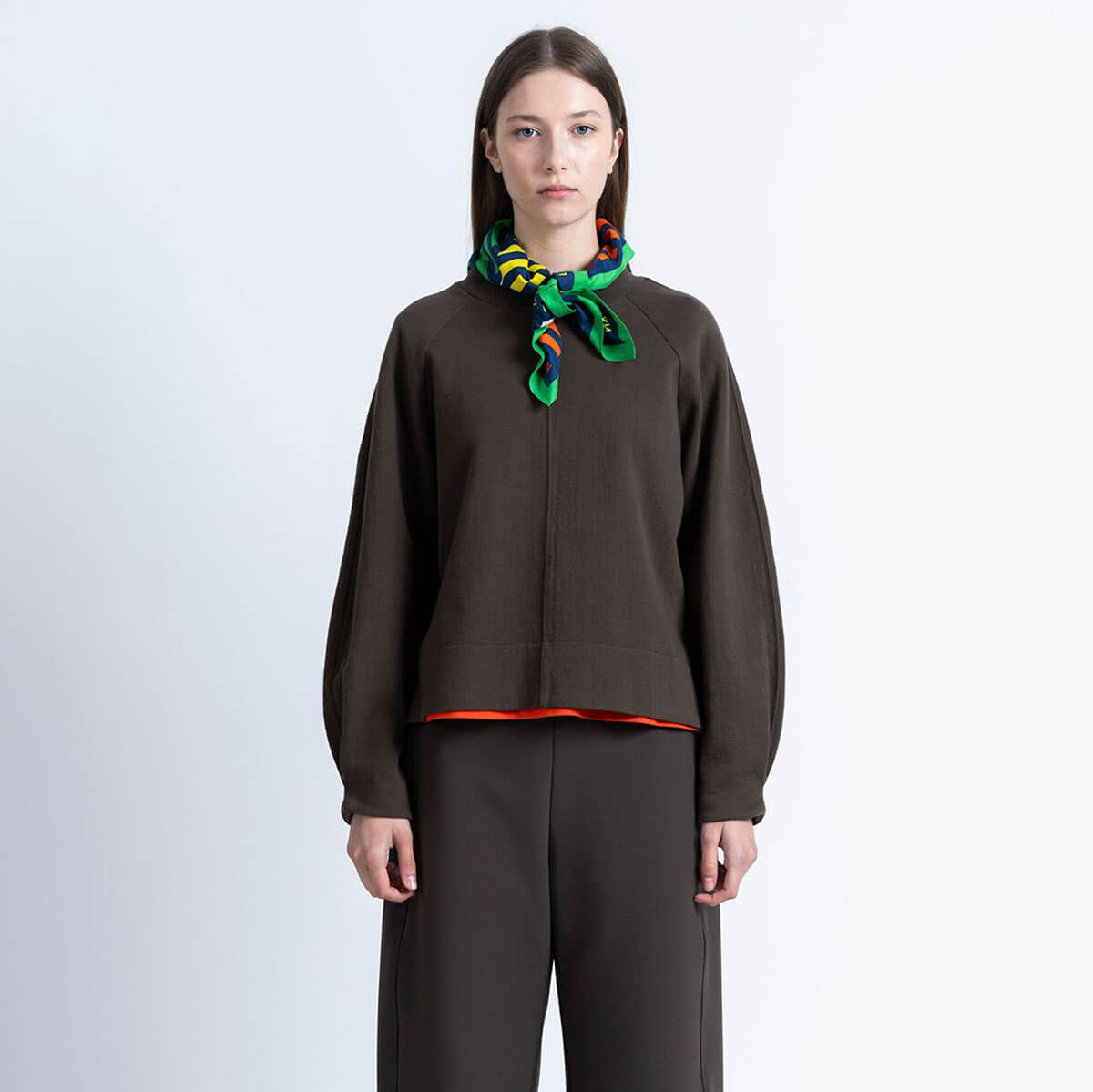 Celine Sweatshirt in Forest by Loreak Mendian