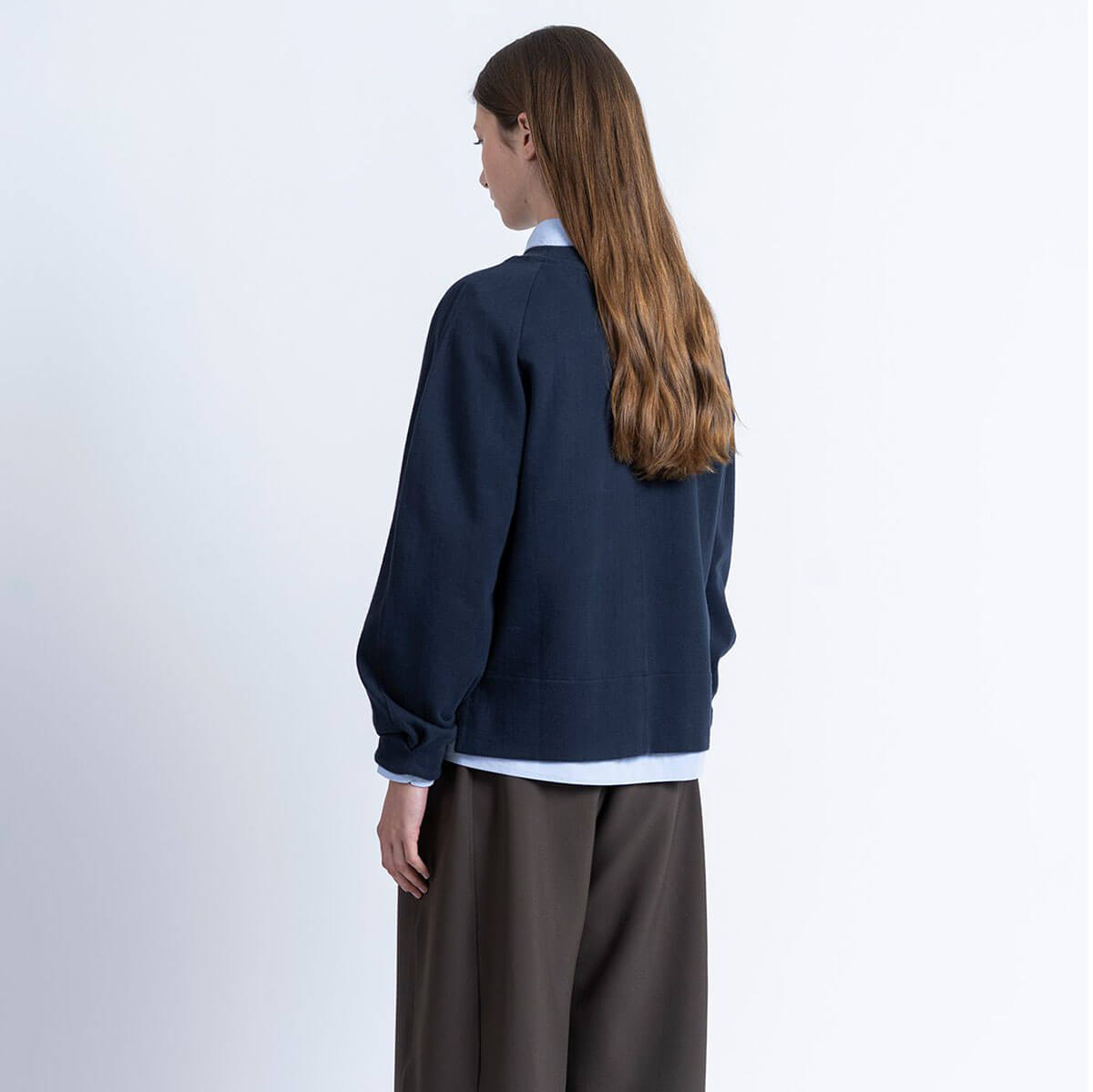 Celine Sweatshirt in Navy by Loreak Mendian