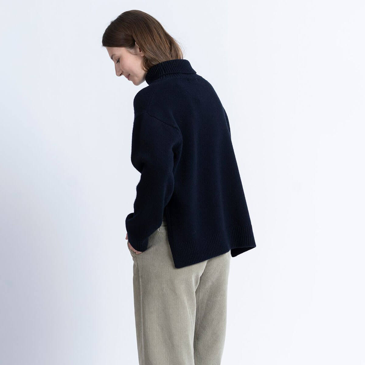 Isla Jumper in Navy by Loreak Mendian