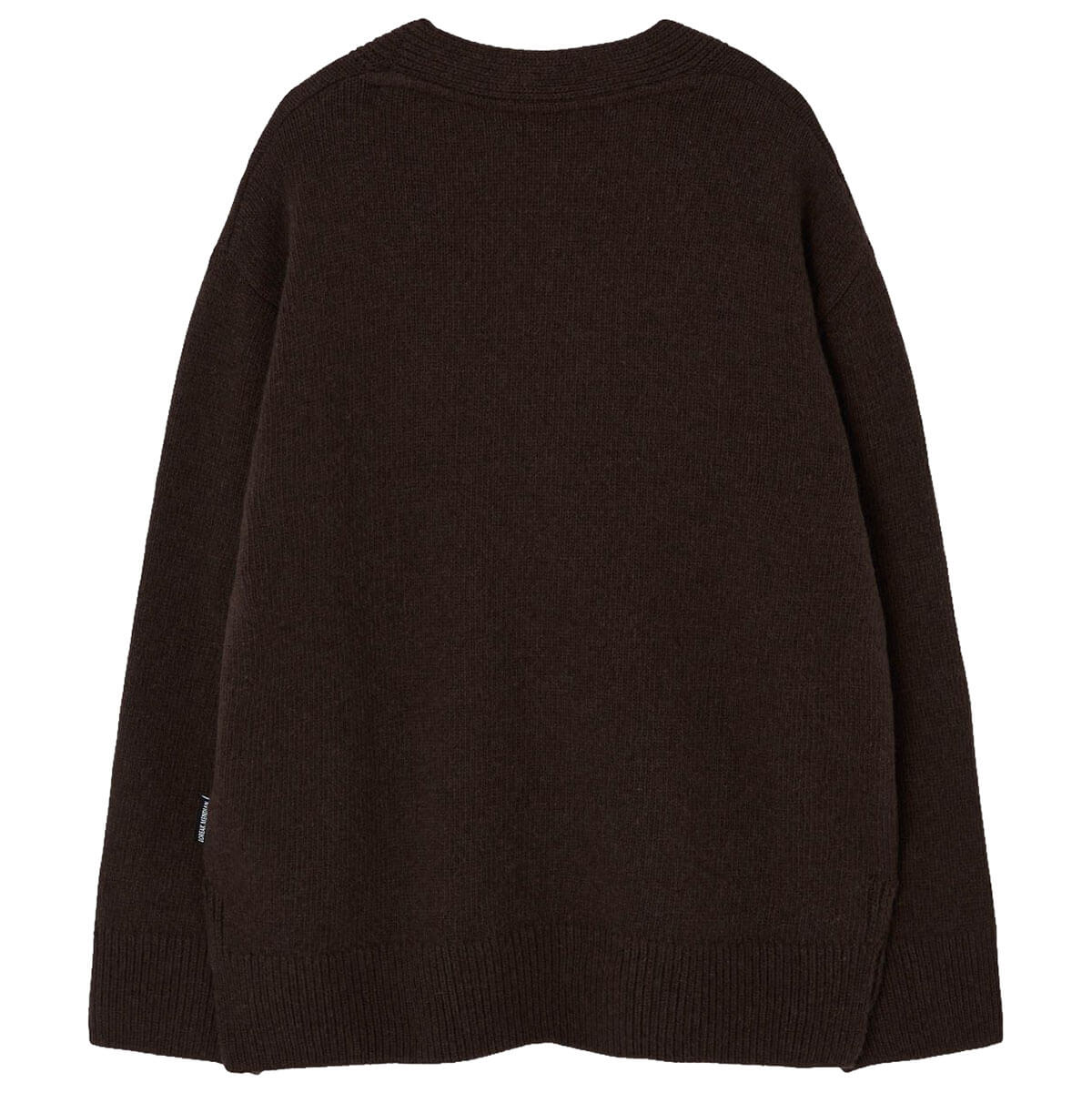 Izaro Cardigan in Dark Chocolate by Loreak Mendian