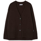 Izaro Cardigan in Dark Chocolate by Loreak Mendian