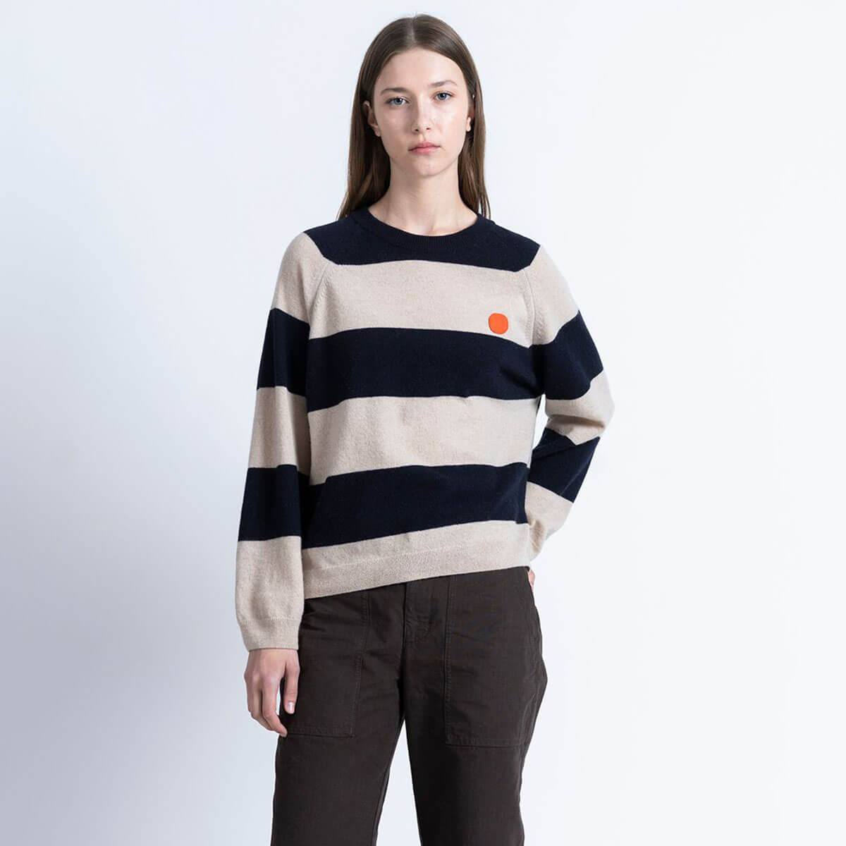 Kadalau Dot Jumper in Navy by Loreak Mendian